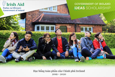 [Ireland] 30 Suất Học Bổng Toàn Phần Thạc Sĩ Của Chính Phủ Ireland Dành Cho Sinh Viên Việt Nam 2019 – 2020