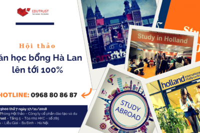 Du học Hà Lan – Săn học bổng du học lên đến 100%