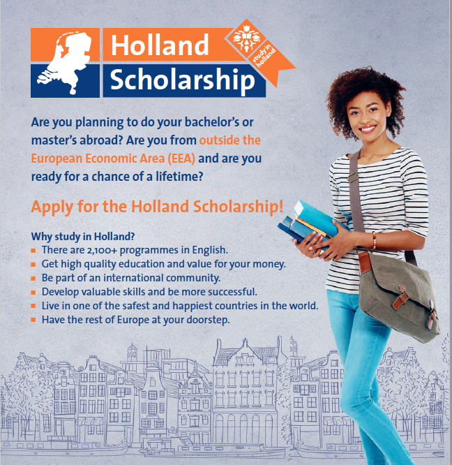 Học bổng du học - Hà Lan Holland Scholarship