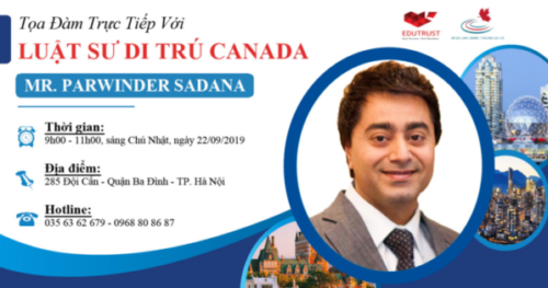 Hội Thảo Du Học Và Định Cư Canada – Gặp Gỡ Luật Sư Di Trú Cấp Cao Của Văn Phòng Luật Service Links Canada