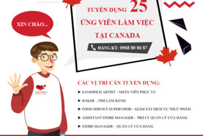 [Tuyển Dụng] Cơ Hội Hấp Dẫn Làm Việc Trong Các Cửa Hàng Đồ Ăn Nhanh Tại Canada