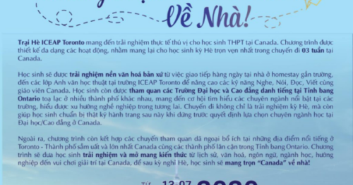 Trại Hè Canada 2020 Cùng Với Trường Anh Ngữ ICEAP Toronto