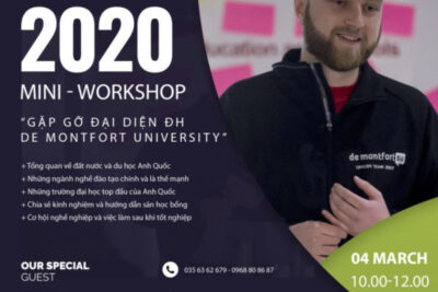 Du Học Anh: Gặp Gỡ Đại Diện Trường De Montfort University