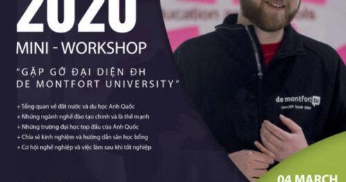 Du Học Anh: Gặp Gỡ Đại Diện Trường De Montfort University