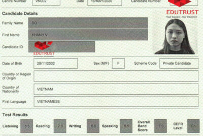 🎉🎉 CHÚC MỪNG HỌC SINH ĐẠT IELTS 7.0 TRONG NIỀM HẠNH PHÚC 😍😍