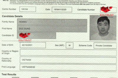 📣📣 CHÚC MỪNG HỌC VIÊN ĐẠT IELTS 5.0 BẮT ĐẦU TỪ SỐ 0