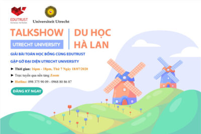 📣📣 TALKSHOW: GIẢI BÀI TOÁN HỌC BỔNG HÀ LAN 2021 CÙNG EDUTRUST VÀ ĐẠI DIỆN UTRECHT UNIVERSITY