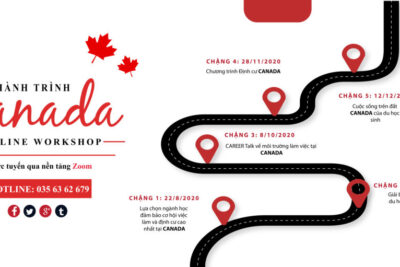 CHUỖI HỘI THẢO TRỰC TUYẾN LỚN NHẤT TRONG NĂM: “HÀNH TRÌNH CANADA”