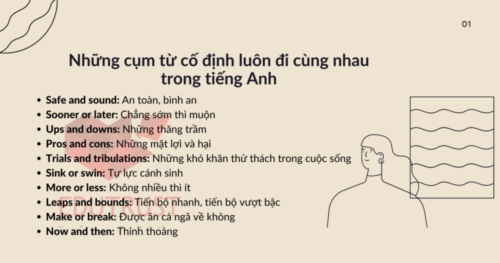 Mách Bạn Một Số Cụm Từ Cố Định Luôn Đi Cùng Nhau Trong Tiếng Anh