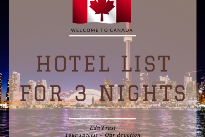 Du Học Canada: Danh Sách Khách Sạn Được Cấp Phép Cho 3 Đêm Chờ Kết Quả Covid-19