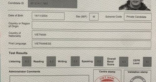MANG IELTS VỀ CHO MẸ – MANG NIỀM VUI VỀ CHO MẸ