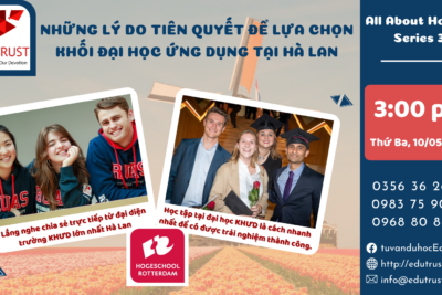 Hội Thảo Du Học Hà Lan: All About Holland Series 3