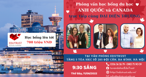 SỰ KIỆN DU HỌC ANH QUỐC VÀ CANADA THẬT ĐÁNG ĐỂ MONG ĐỢI