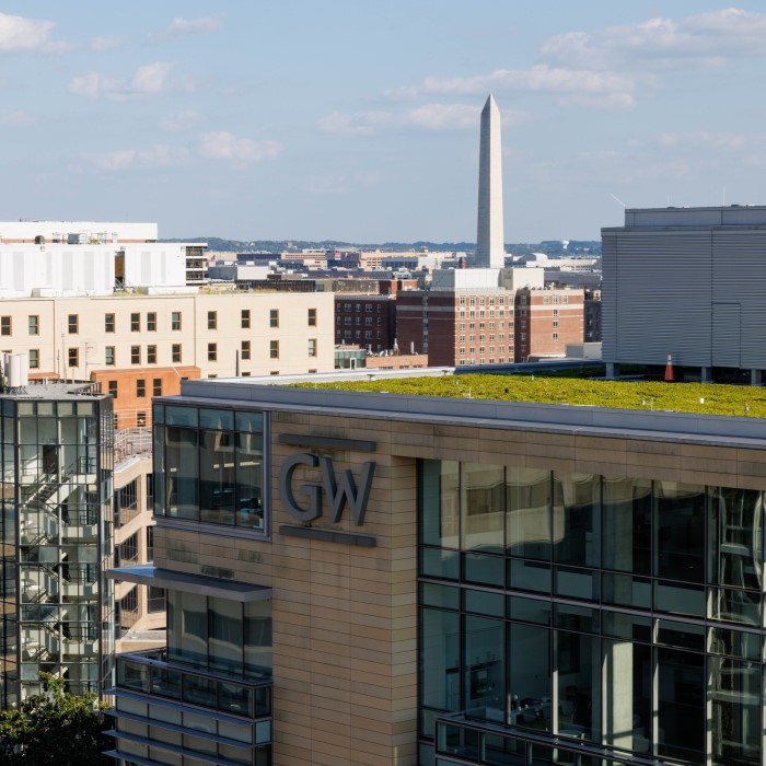 George Washington University có nhiều trường thành viên trực thuộc