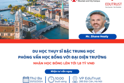 Du học Thụy Sĩ: Gặp gỡ với đại diện trường Swiss Boarding Schools Disentis and Zurich