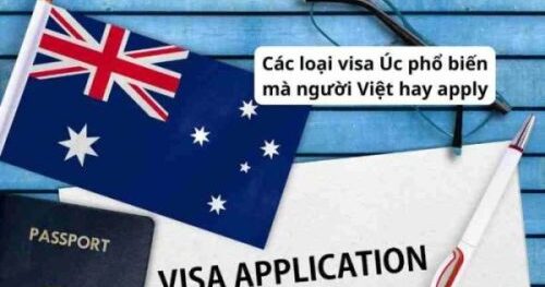 Các loại visa Úc phổ biến mà người Việt hay apply