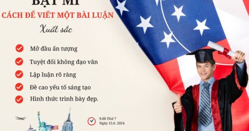 Du học Mỹ – Cách viết bài luận xuất sắc