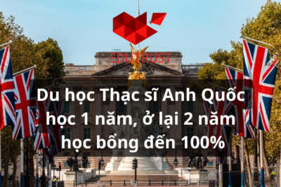 Du học Thạc sĩ Anh Quốc: học 1 năm, ở lại 2 năm