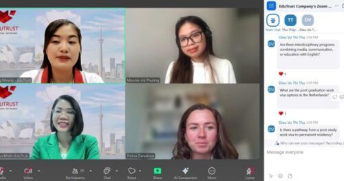 Du học Hà Lan: Review sau hội thảo du học Zoom Online 21/6/2025