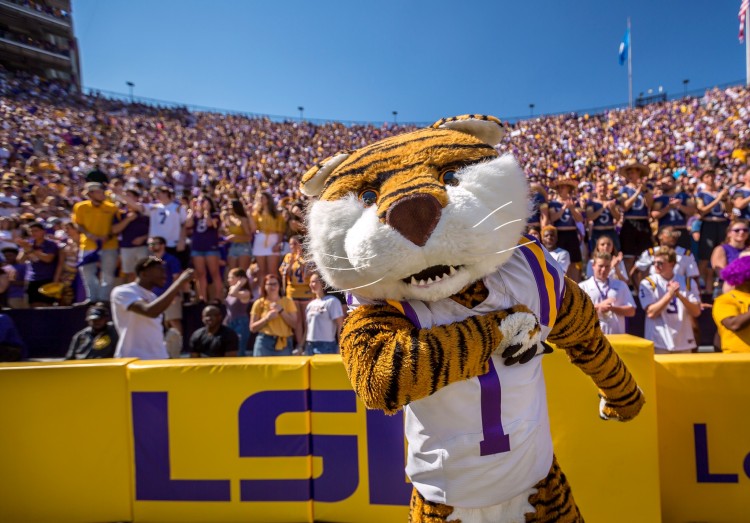 Louisiana State University có linh vật rất đáng yêu