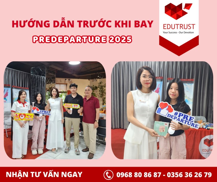 CEO du học EduTrust chụp ảnh lưu niệm cùng học sinh, phụ huynh