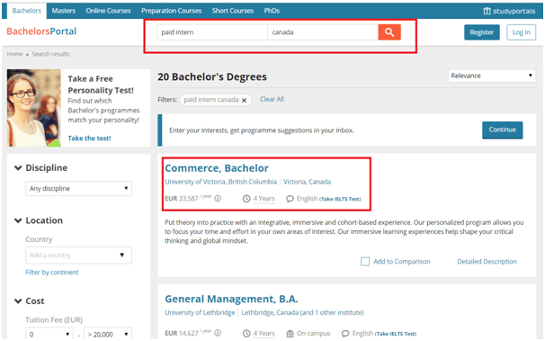 Khóa học có thực tập
