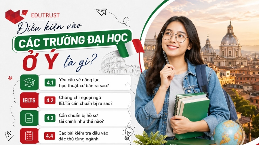 Điều kiện vào các trường đại học ở Ý là gì?