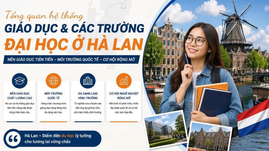 Tổng quan hệ thống giáo dục và các trường đại học ở Hà Lan