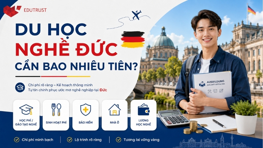 Du học nghề Đức cần bao nhiêu tiền?