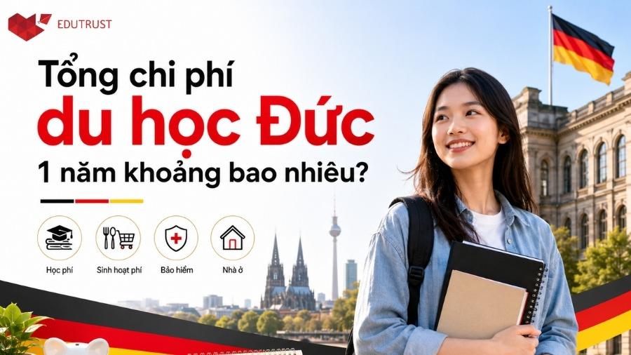 Tổng chi phí du học Đức 1 năm khoảng bao nhiêu?